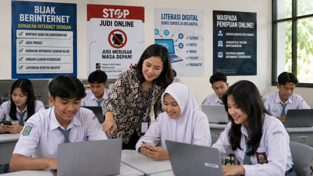 Kejari Kota Bekasi Masuk Sekolah, Ini Bahaya Judi Online bagi Siswa